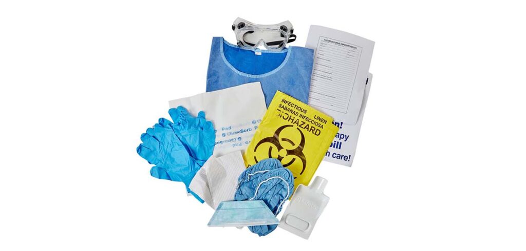 Spill Kits supplied by Levingston Medical Supplies
